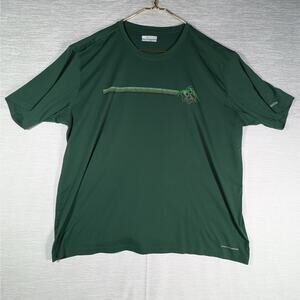 Columbia Tee Shirt Mens Size XXL Green Short Sleeve Omni Freeze